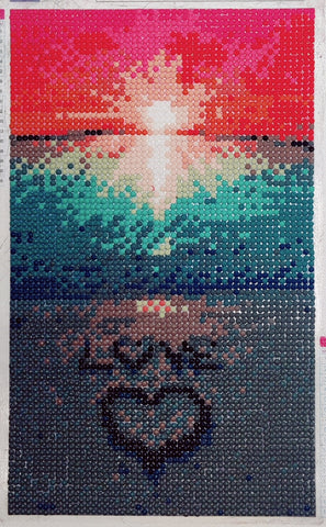 Diamond Painting - Love Sunset Seascape