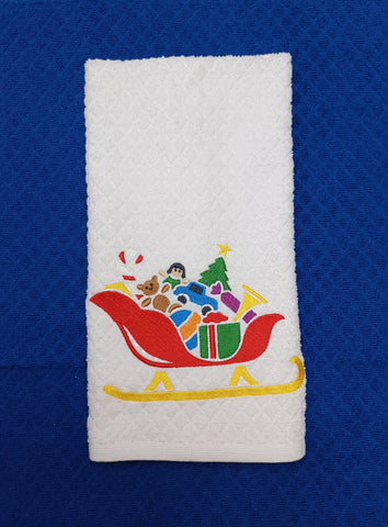 Kitchen Towel - Toy-Riffic Sleigh