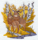 Autumn Deer Pair