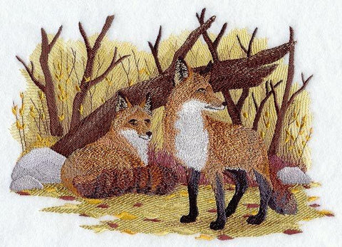 Autumn Fox Pair