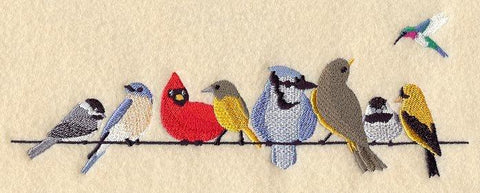 Birds on a wire