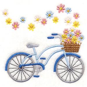 Breezy Floral Bicycle