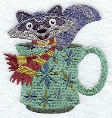 Coffee Cup Raccoon