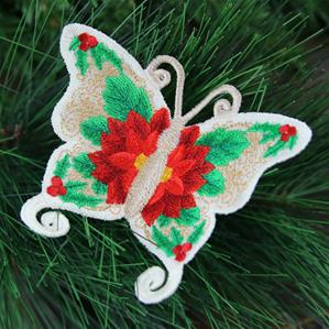 Free - Flying Christmas Butterfly (In-the-Hoop)