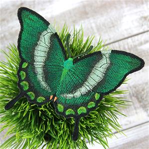 Free - Flying Emerald Swallowtail Butterfly (In-the-Hoop)