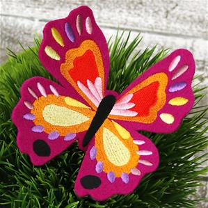 Freestanding Fabric Vibrant Butterfly (In-the-Hoop)