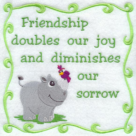 Friendship Doubles Our Joy