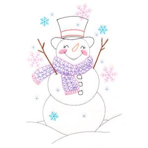 Happy Snowman (Vintage)