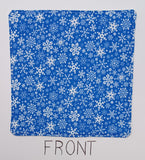 Hot Pad - Snowflakes Light Blue And Gray Light Blue Snowflakes