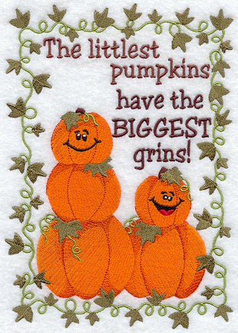 Littlest Pumpkins Have Biggest Grins