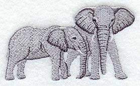 Paired Elephants (Noah's Ark)