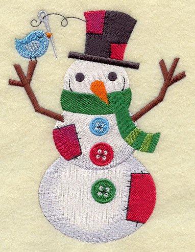 Patchwork Snowman