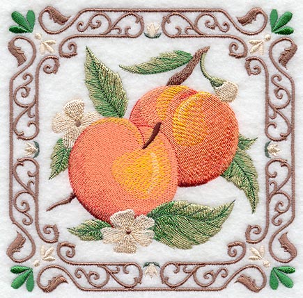 Peach Fruit Tile