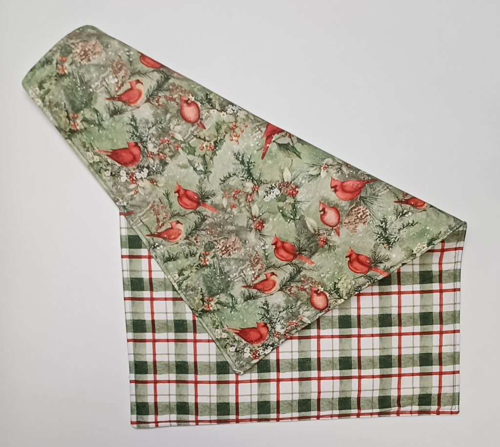 Placemat - Cardinals and Red Dark Green Light Green