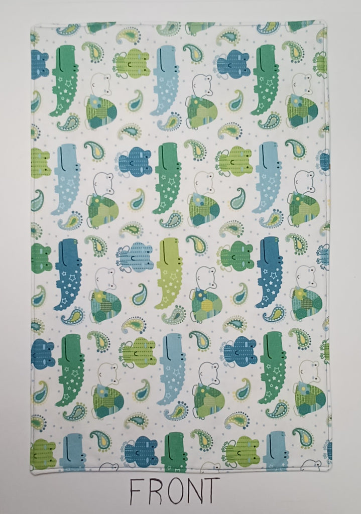 Placemat - Nursery - Alligators, Frogs, Turtles And Winnie-The-Pooh