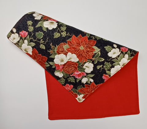 Placemat - Poinsettia And Red