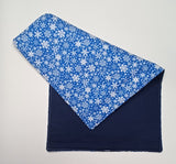 Placemat - Snowflakes And Dark Blue