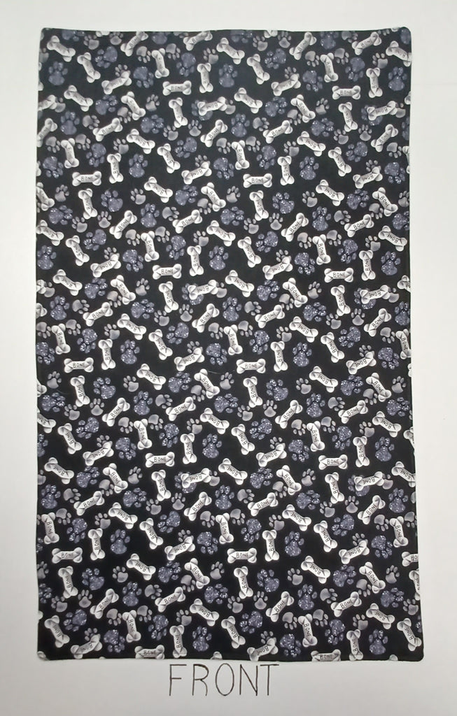 Placemat - Dogs - Bone With Paw Prints and Stars, Paw Prints, Bones