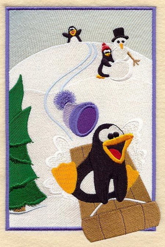 Playful Penguins Panel