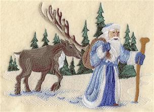 Santa and Reindeer