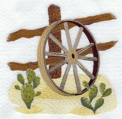 Wagon Wheel Scene