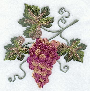 Watercolor Grapes
