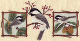 Winter Chickadee Trio