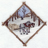 Winter Horses Diamond